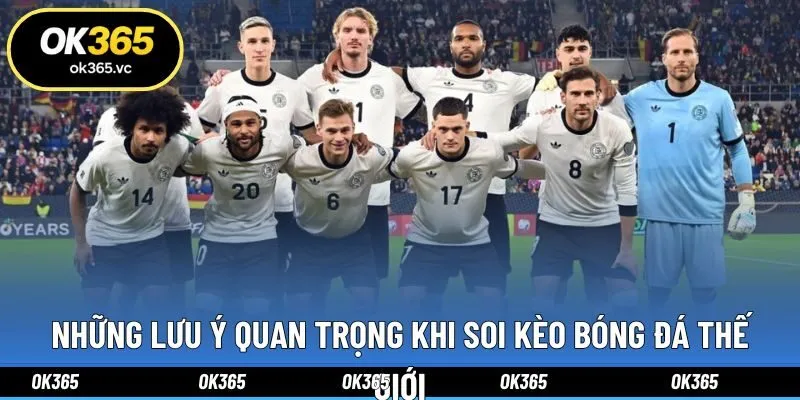 Những lưu ý quan trọng khi soi kèo bóng đá thế giới